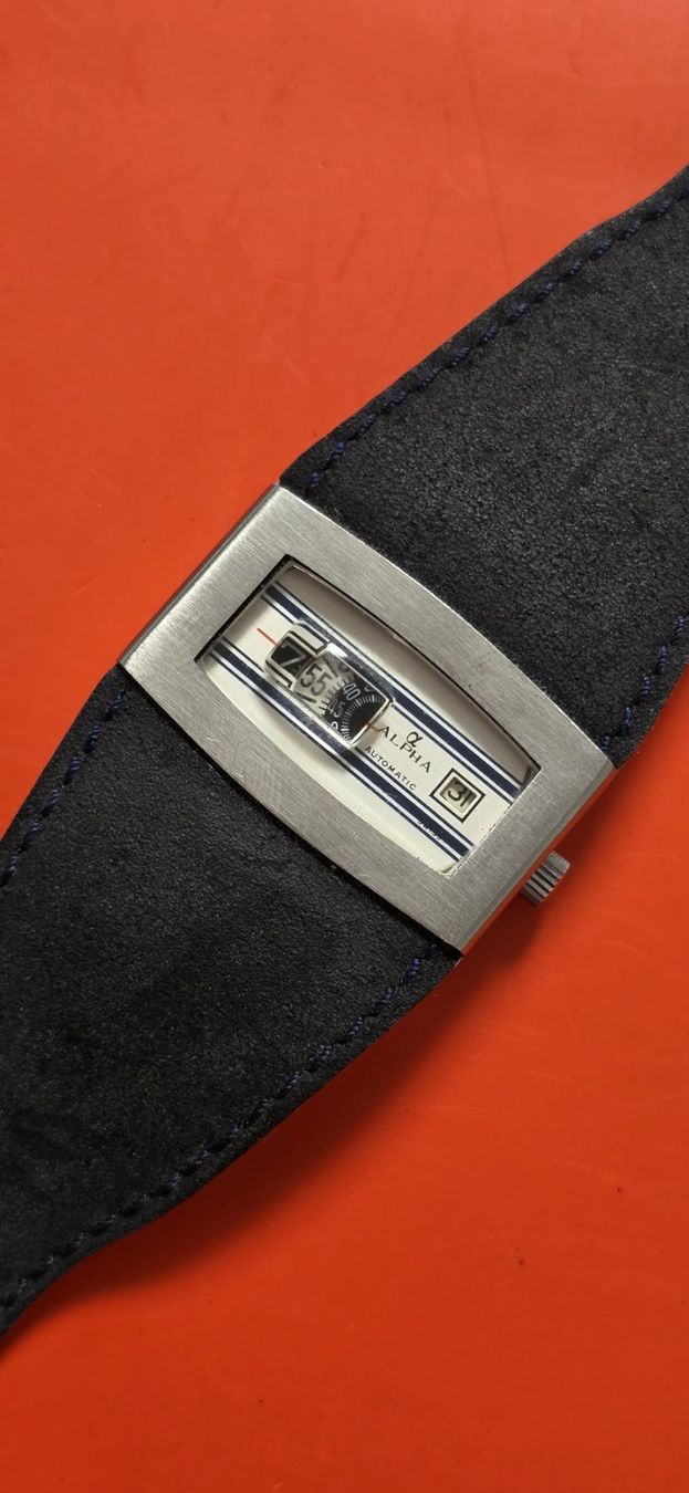 Omega Uhren: VINTAGE ALPHA JUMP HOURS AUTOMATIC MEGA RAR – Gebraucht aus Neftenbach von Taschen-Uhren 5