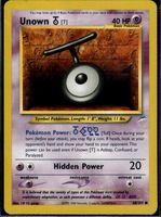 Unown T Neo Destiny 88/105 Pokemon EN Unlimited