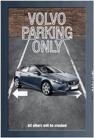 Blechschild-VOLVO-PARKING ONLY-ALL OTHERS WILL BE CRUSHED