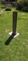 Einzelstück Stehleuchte aus massivem Stahl