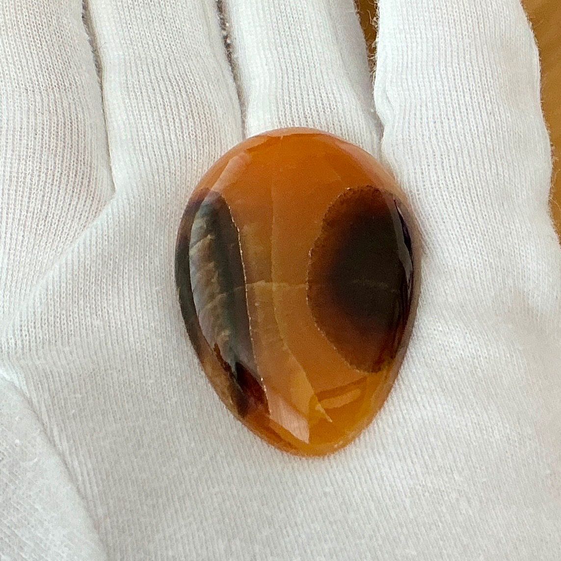 Pietre preziose: Simbirzit Cabochon.Doublette handpoliert Einzelstück – Nuovo e nell'imballaggio originale da Geroldswil venduto da Lilleke 6