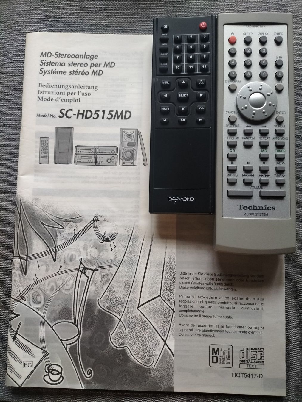 Technics Lettore multimediale & Streamer: TECHNICS SC-HD515MD – Usato da Lamboing venduto da Kimnovak13233 3