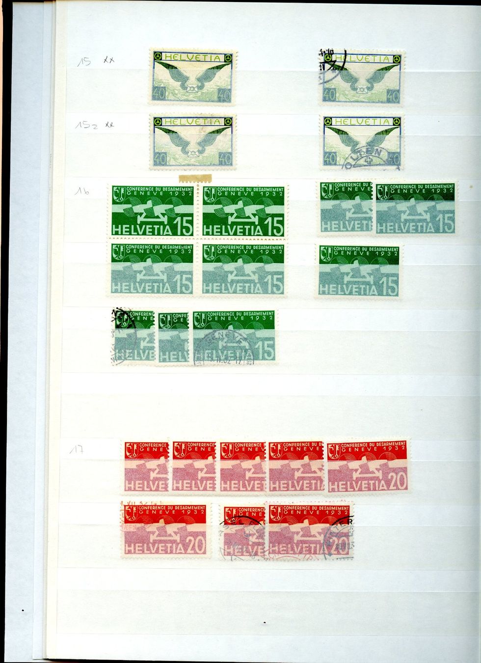Alle Briefmarken: 1 grosse Sammlung Flugpost / postfrisch/Falz/gestempelt – Gebraucht aus Steffisburg von Charlamov 3