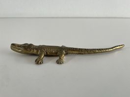 Krokodil aus Messing