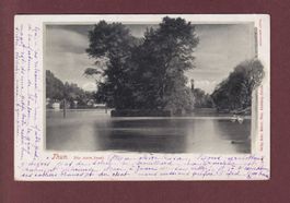 THUN - Die Aare Insel - 1902