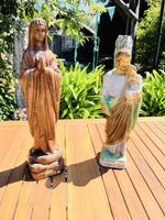 Holzfigur Mutter Maria betend 55cm guter Zustand
