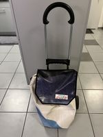 Swiss Mountain Hand Bags Einkaufstrolley weiss blau