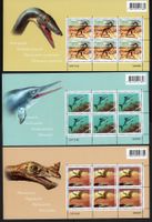 2010:Kleinbogen-Serie Dinosaurier in der Schweiz, postfrisch