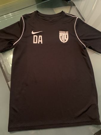 Dri-Fit Shirt Schwarz Zürich City SC Grösse XL Kinder 