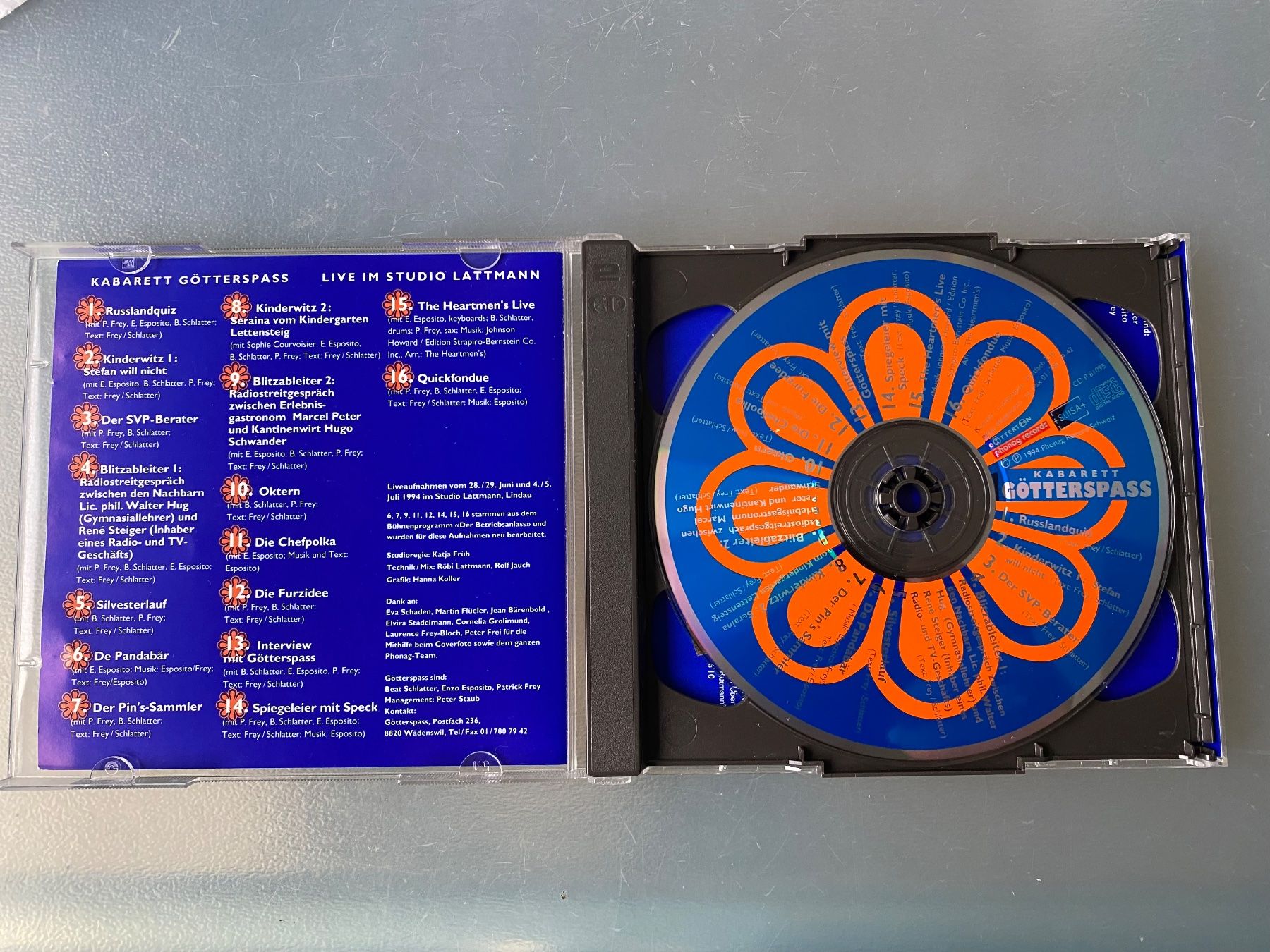 CD: Götterspass 2CD - Live im Studio Lattmann – Usato da Oberried Brienz venduto da Chyara 2