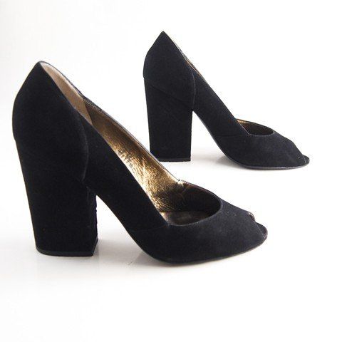 Bally Scarpe da donna: BALLY Peeptoe, schwarz, Gr. 38, NP Fr. 750.00 – Usato da Stehrenberg venduto da AB-C 1