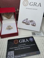 Bague argent avec diamant de moissanite de 2 ct certifié GRA