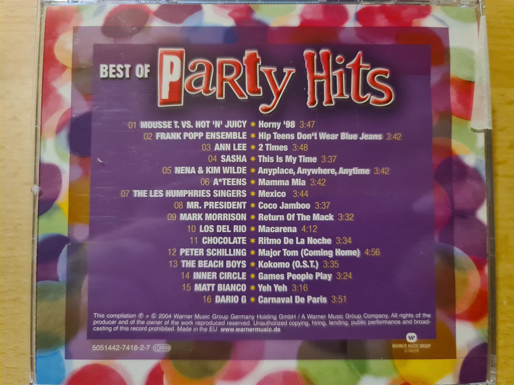 CDs: Best of Party Hits cd1 – Gebraucht aus Dintikon von Vexi 1