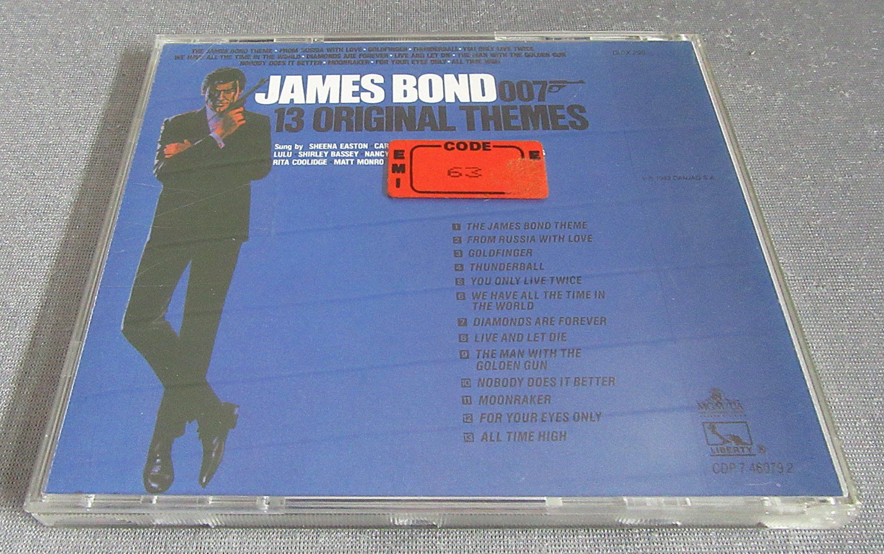 CD: CD - James Bond 007 -13 Original Themes – Usato da Auenstein venduto da Padabimbim 1