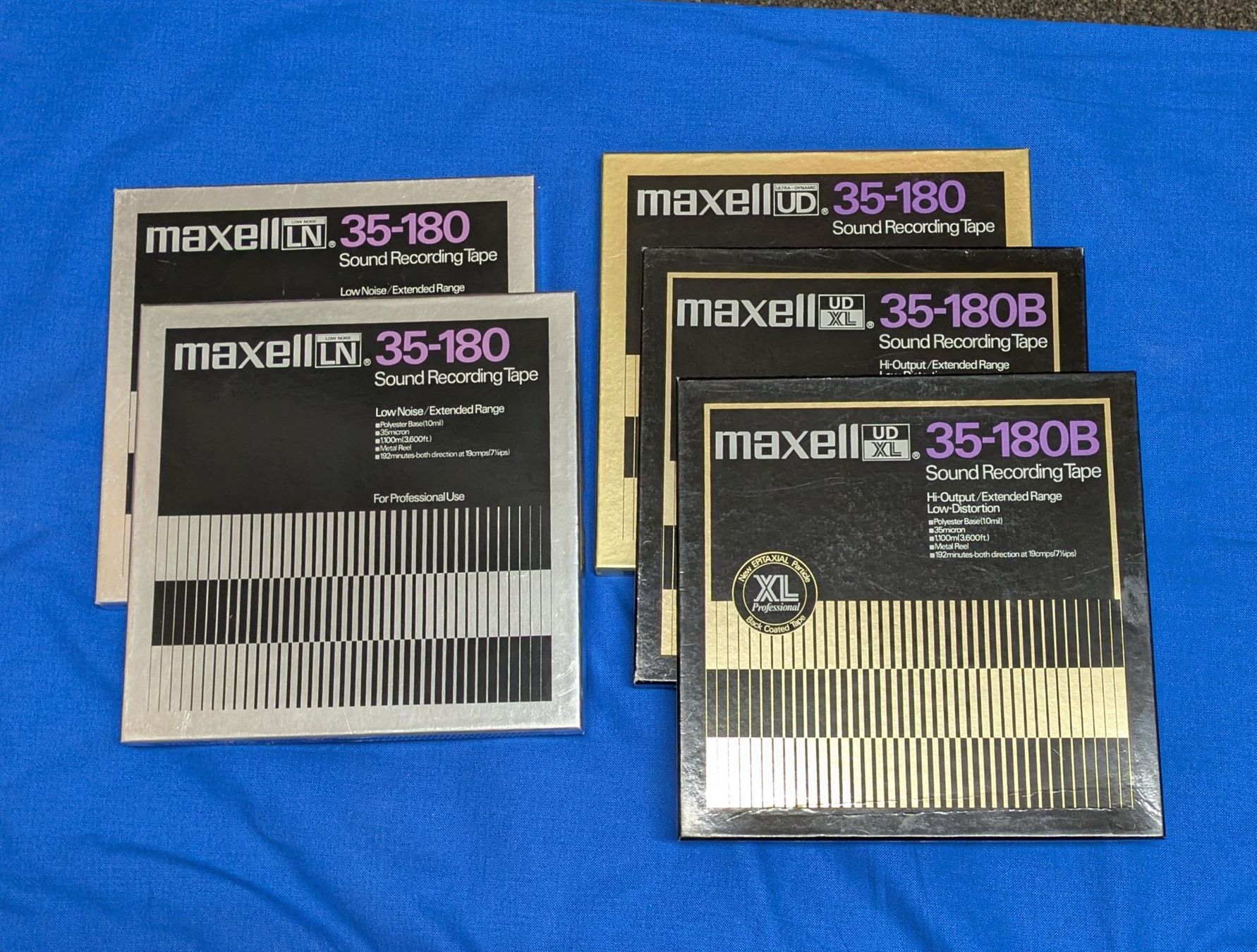 Dekobänder: 5 Tonbandspulen Maxell 26,5 cm – Gebraucht aus Zetzwil von Stritzi