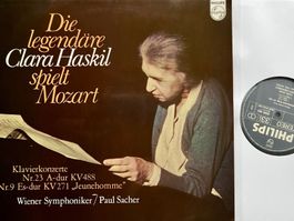 Die Legendäre Clara Haskil spielt Mozart - LP GEWASCHEN