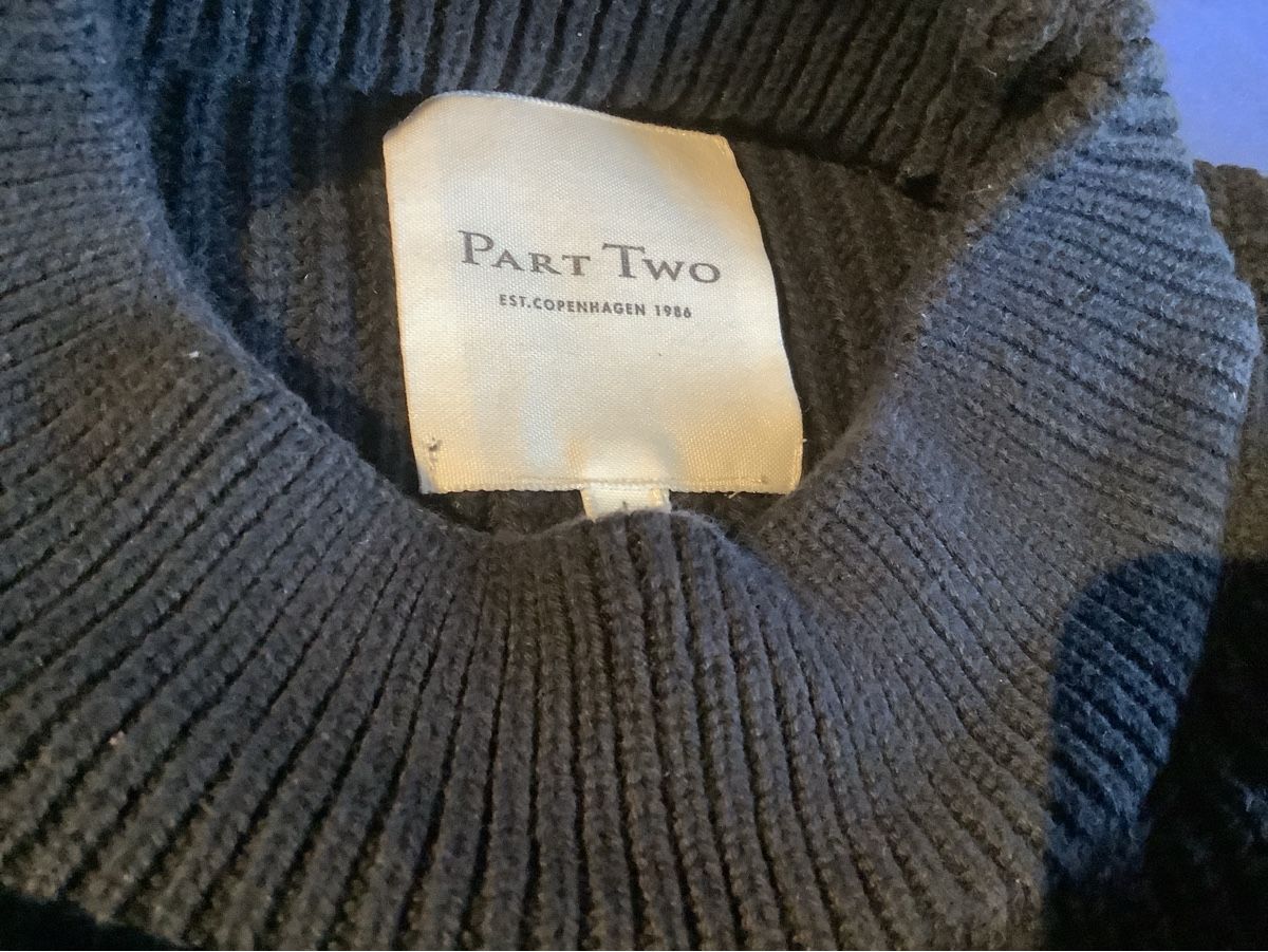 Maglioni & Felpe: Part Two Pullover gestreift dunkelblau orange Grösse M/L – Usato da Ennetbaden venduto da Valli4 2