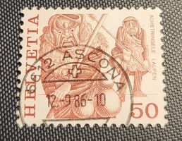 Vollstempel Ascona briefmarke