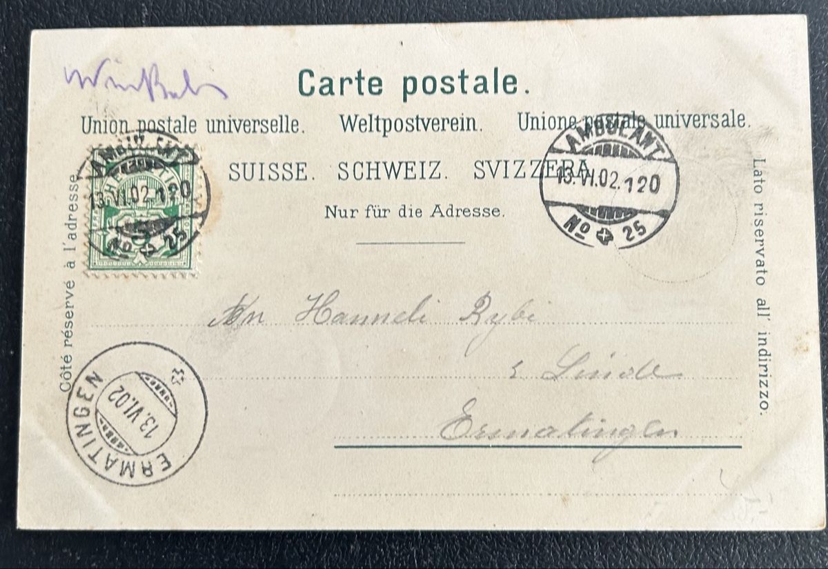 Cartes postales: Gruss aus Waldstatt Litho  – D'occasion à Horw par Tellbub 1