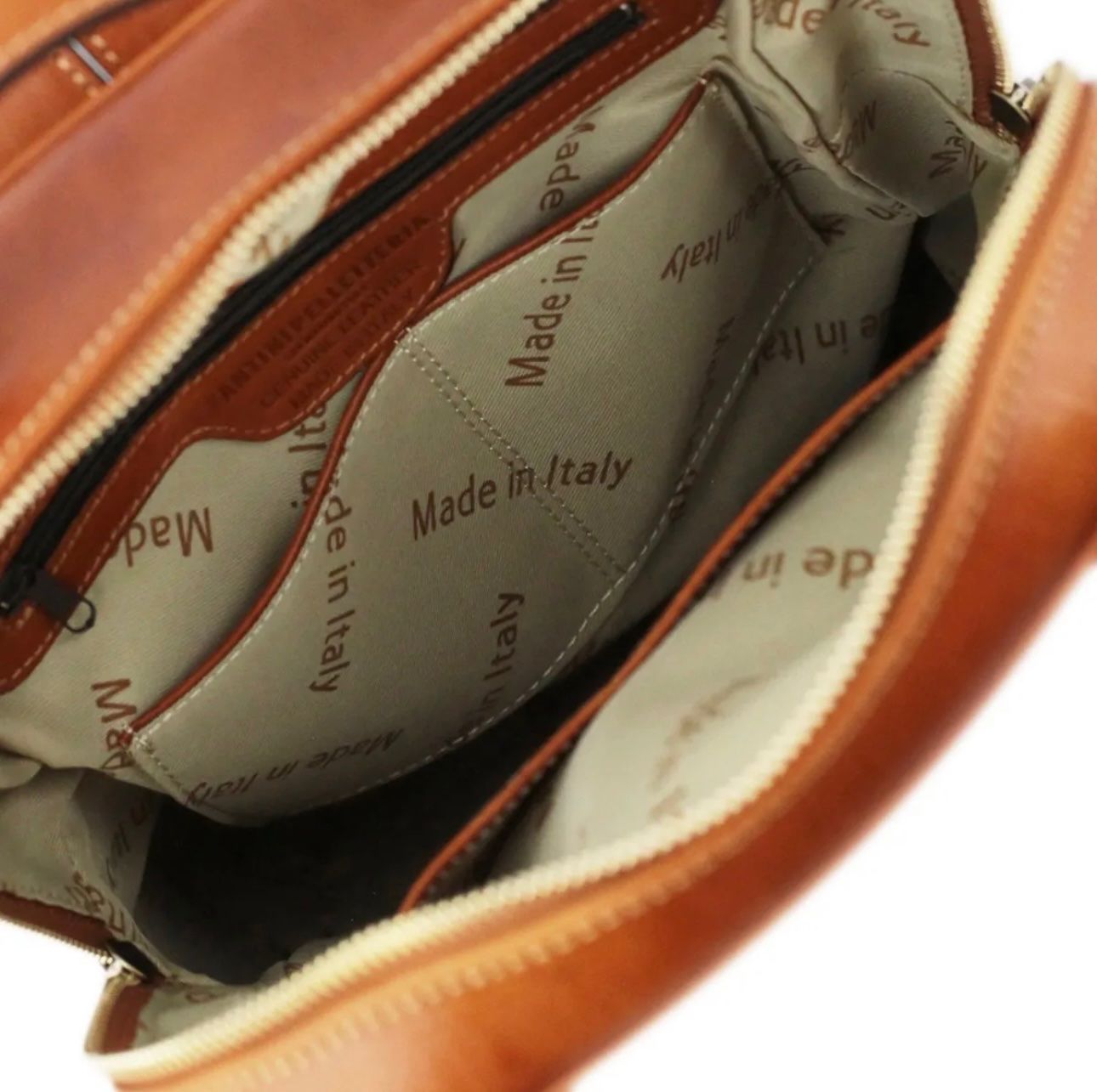 Zaini: Lederrucksack Tuscany - Farbe: Honig – Nuovo e nell'imballaggio originale da Wittenbach venduto da WWW.DRILUBAGS.CH 5