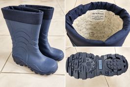 Kinder Gummistiefel gefüttert Gr. 33 – warm & wasserdicht