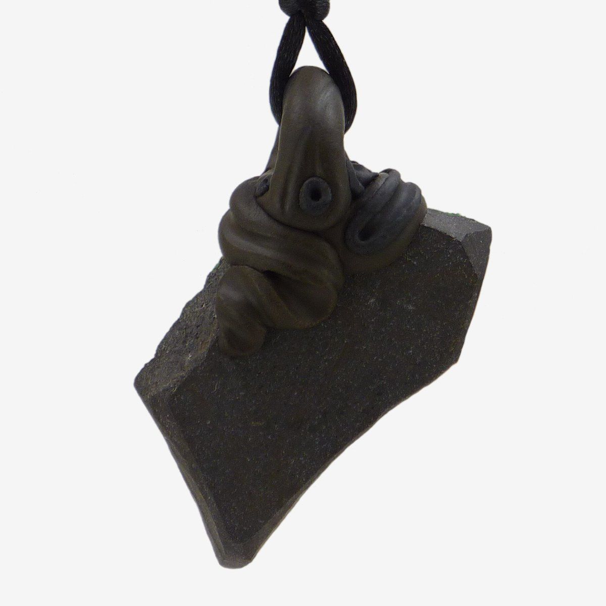 Pietre preziose: Uwarowit Steinanhänger mit eingefasstem Amethyst – Nuovo e nell'imballaggio originale da Meilen venduto da Kaleidoskopia 2