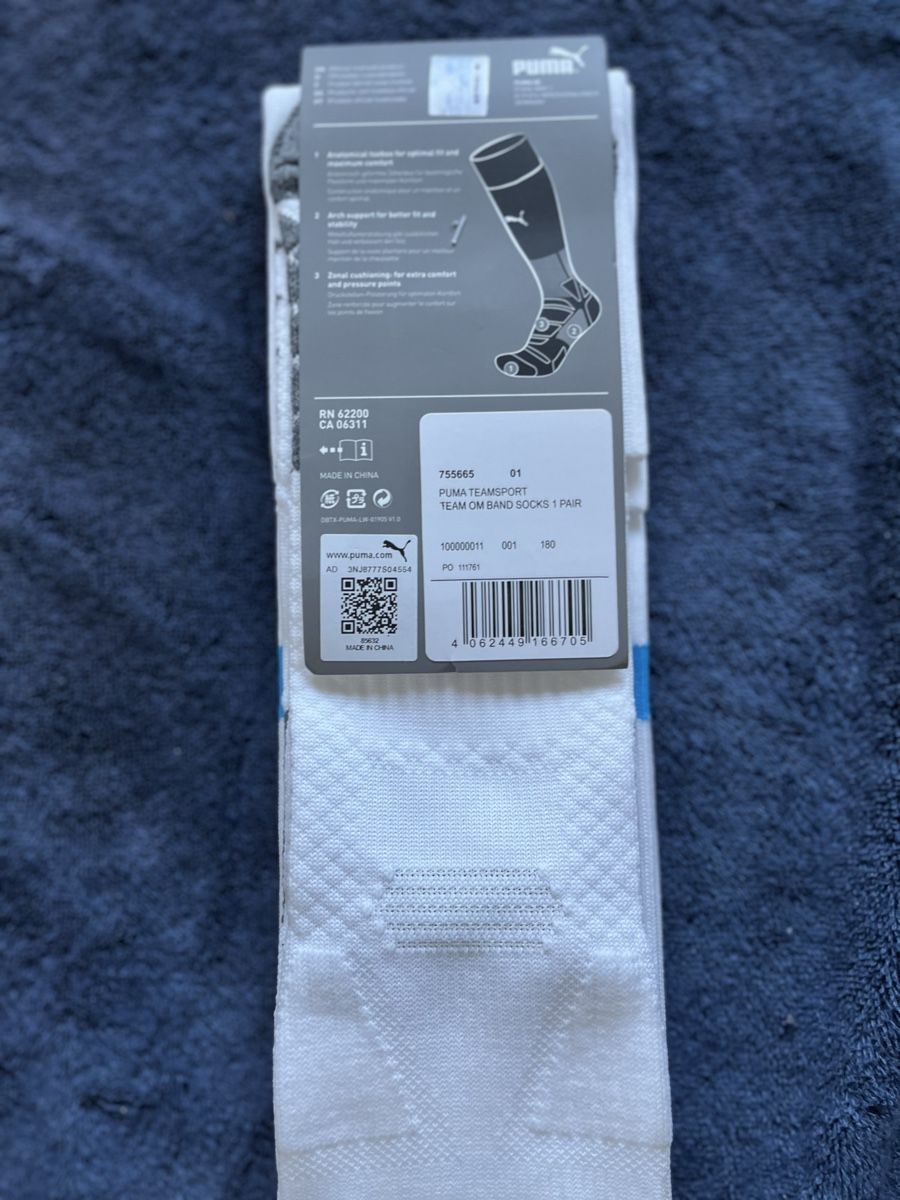 Puma Socken: Chaussettes football Marseille  – Neu und originalverpackt aus Chambésy von Louwall_football 1