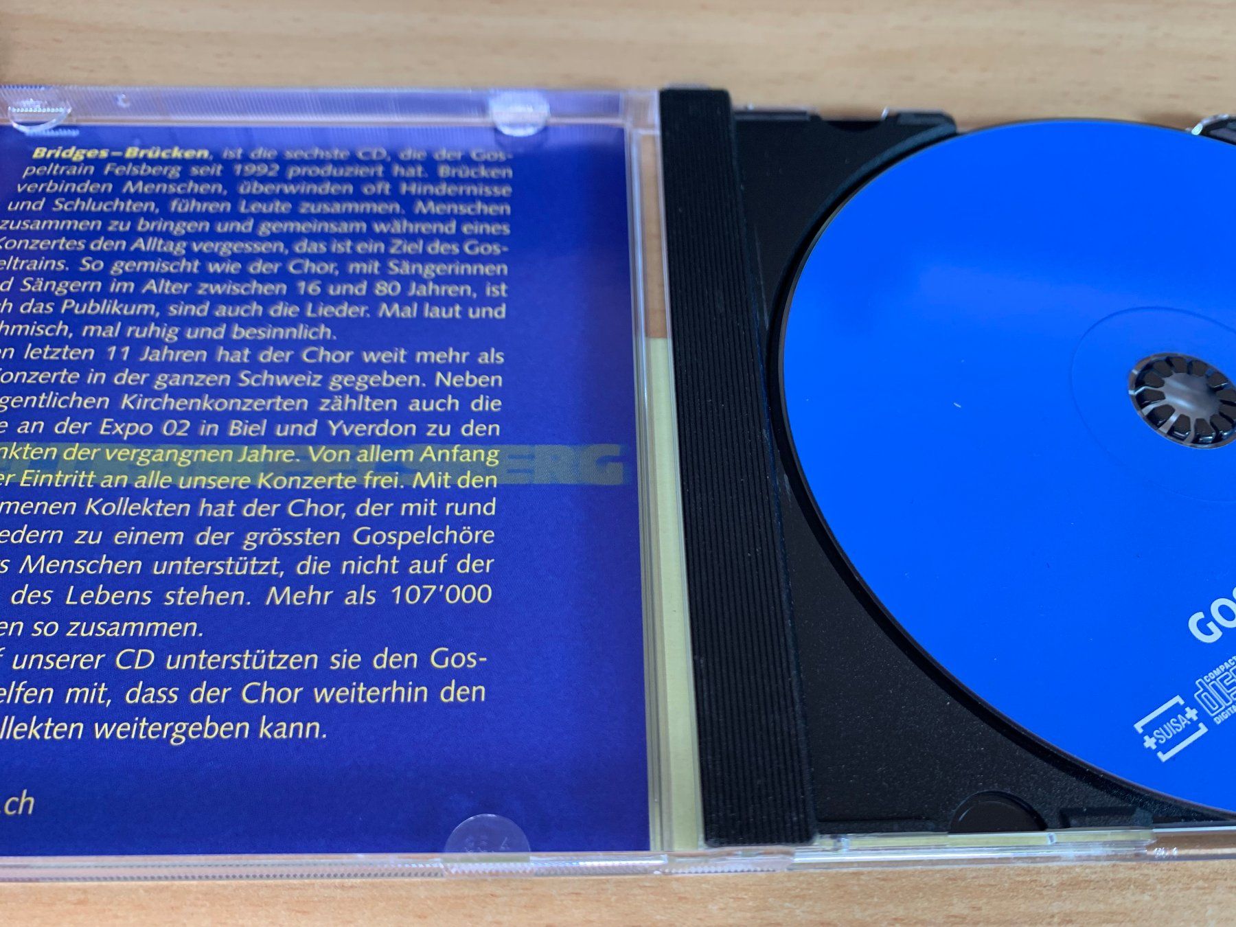 CD: Gospeltrain Felsberg - Bridges – Usato da Rikon im Tösstal venduto da Alpenmutz 2