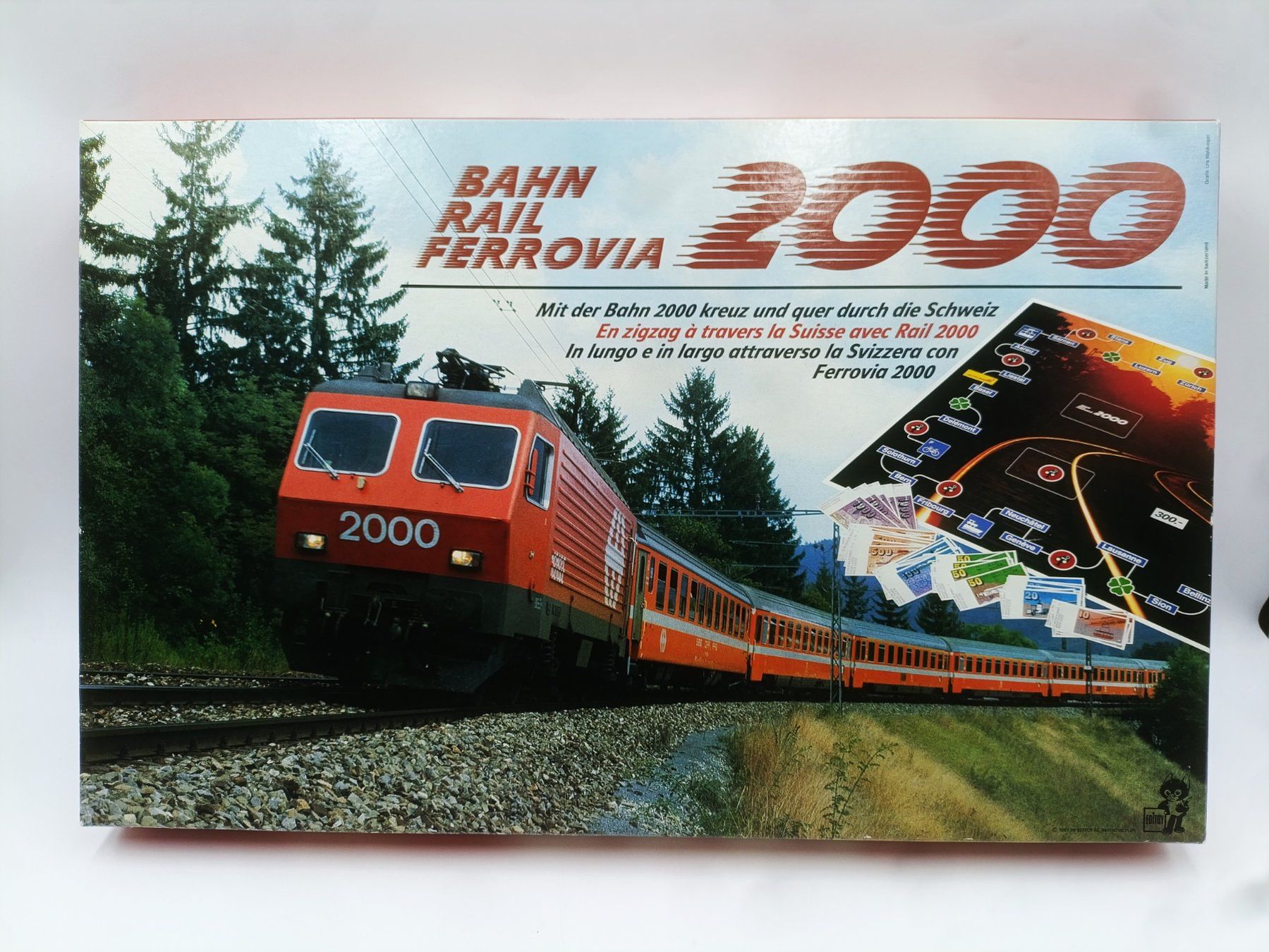 Giochi: Bahn 2000 Brettspiel von Editoy – Usato da Wil SG venduto da Donaldus
