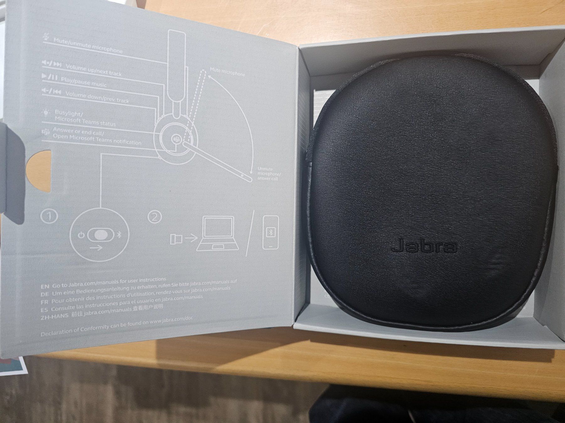 Jabra Cuffie: Jabra Evolve2 65 MS Kabellos, USB-A, Microsoft Teams – Usato da Zollbrück venduto da gueschu01 1
