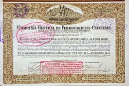 Compania Generale Ferrocarriles Catalanes, Barcelona - 1924