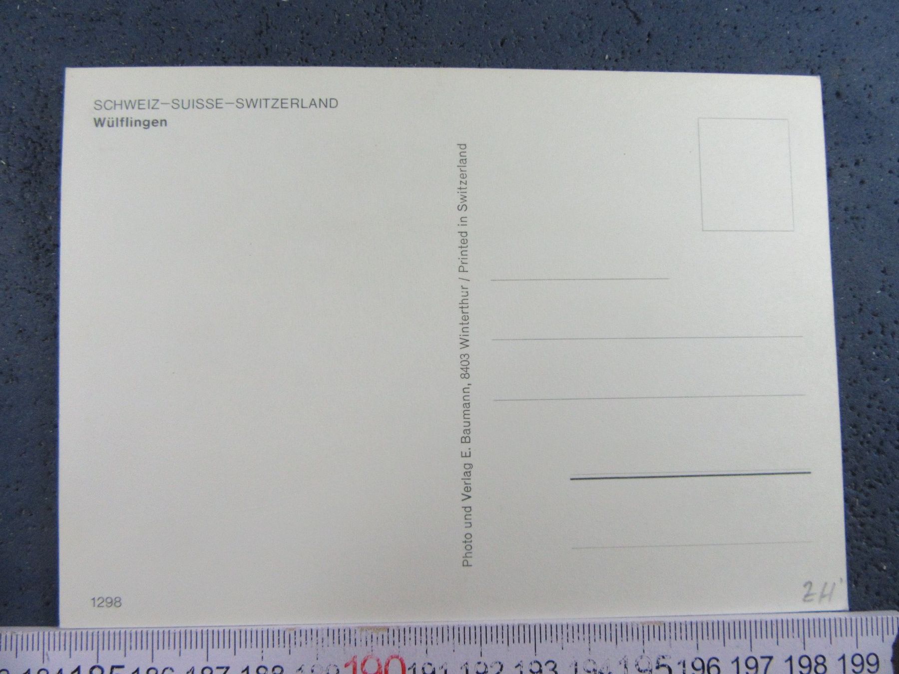 Cartoline postali: WÜLFLINGEN WINTERTHUR ZH AK – Usato da Ettingen venduto da Hausi4711 1