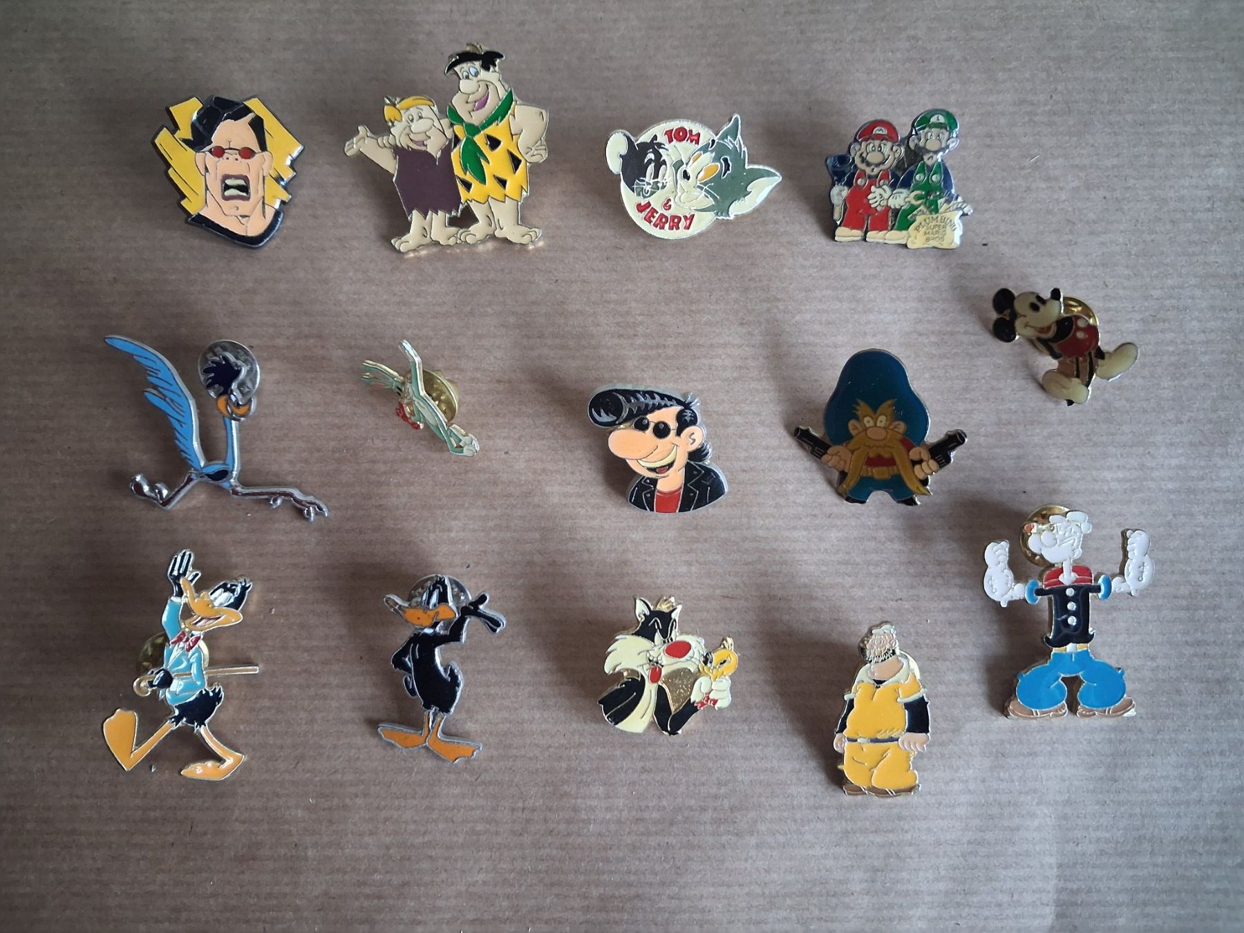 Disney Plaketten & Abzeichen: 14 Pins Comics mit Verschluss. Gemäss Bildern – Gebraucht aus Hagendorn von siwasi3