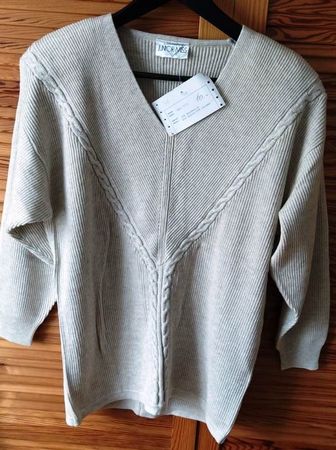 Pullover mit V-Ausschnitt - Grösse 38 -