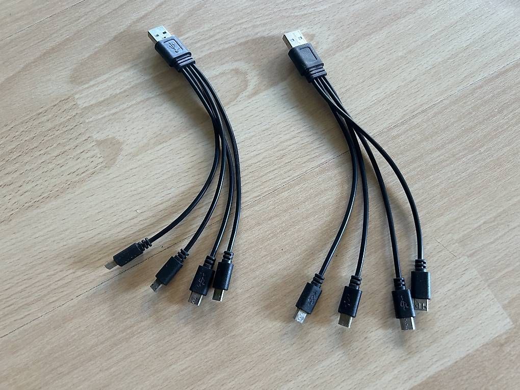 Kabel: 2x USB Multikabel – Neu (gemäss Beschreibung) aus Zürich von Sherpa