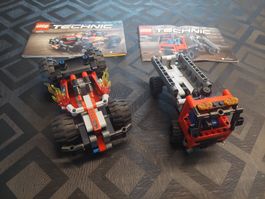 2 Lego Technic  Fahrzeuge Nr 42073, 42084