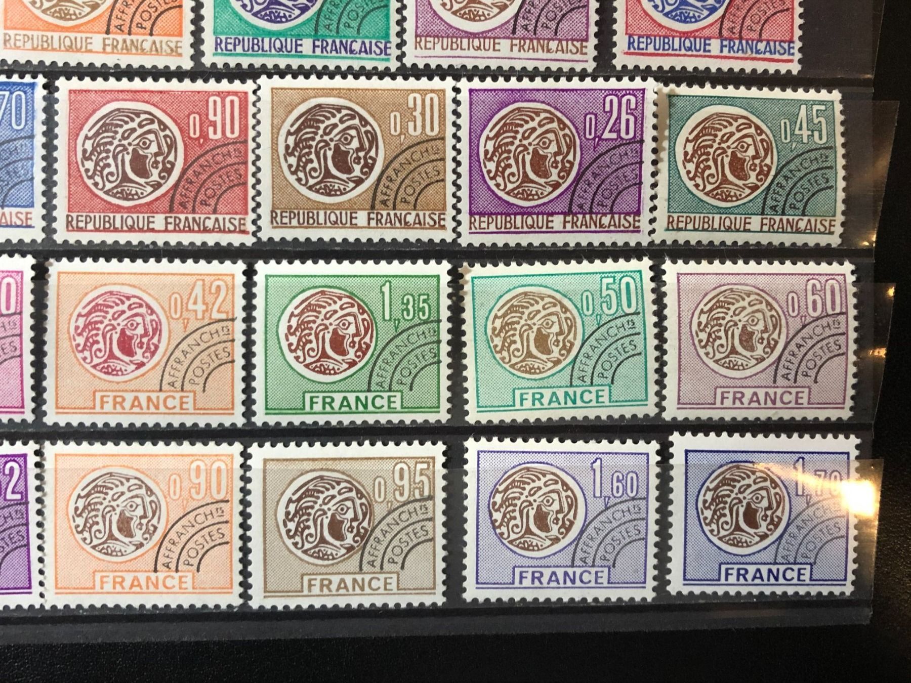 Tutti i francobolli: () Préoblitérés Monnaies Gauloises Neufs** – Nuovo e nell'imballaggio originale da Lausanne venduto da ffhoud 3