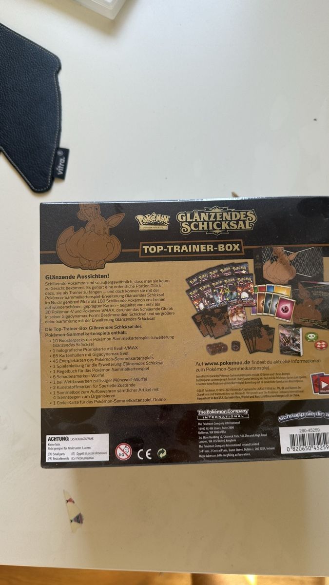 Pokémon Sammelbilder & Trading cards: Set Verborgenes Schicksal mit Trainer Box – Neu und originalverpackt aus Dübendorf von andi1990. 1