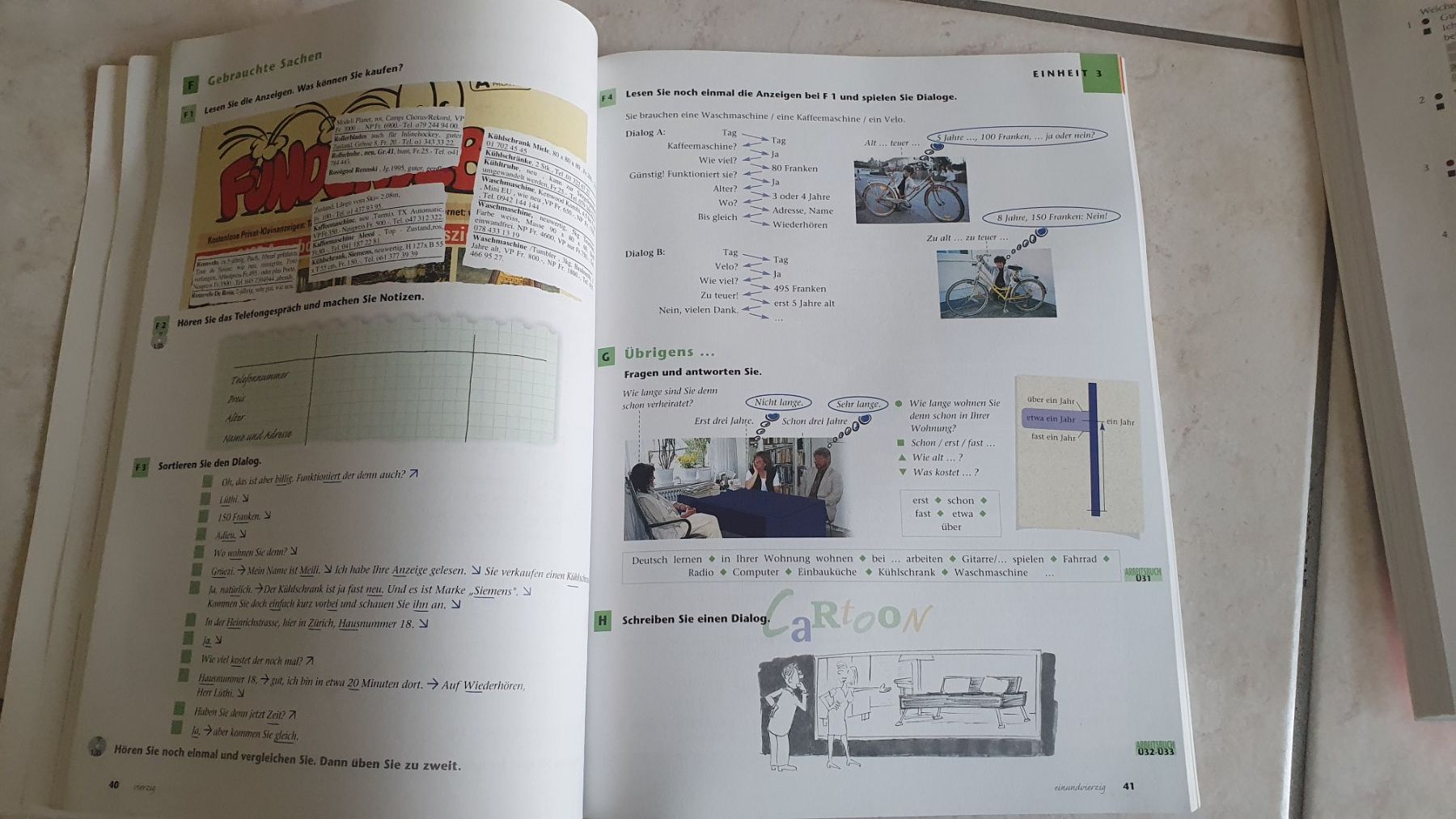 Libri: Deutsch A1, Kurs- und Arbeitsbuch mit CD – Usato da Winterthur venduto da Ywan1 3