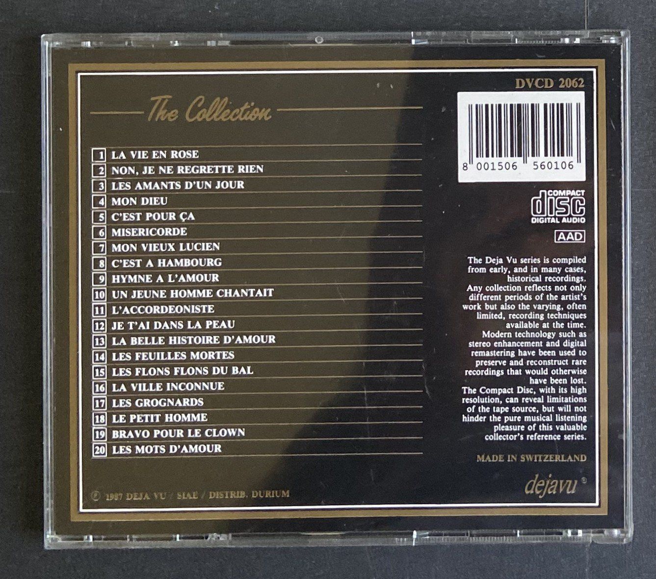 CD: CD "The Edith Piaf Collection 20 Golden Greats" – Usato da Böckten venduto da Hansi36 2