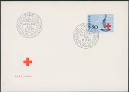 1963 - Rotes Kreuz - Blockausschnitte - Ersttagsbrief FDC ET
