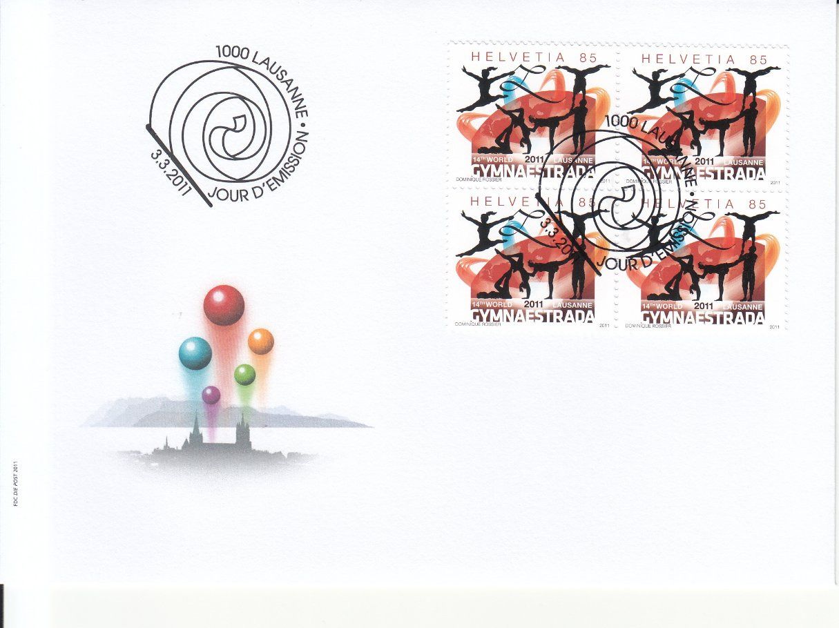Tutti i francobolli: SBK 1387 im 4er-Block FDC – Usato da Bürglen TG venduto da StampGraf