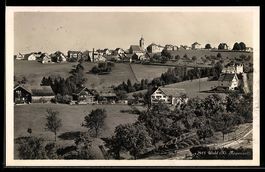 AK Wald /Appenzell, Ortspanorama mit Kirche
