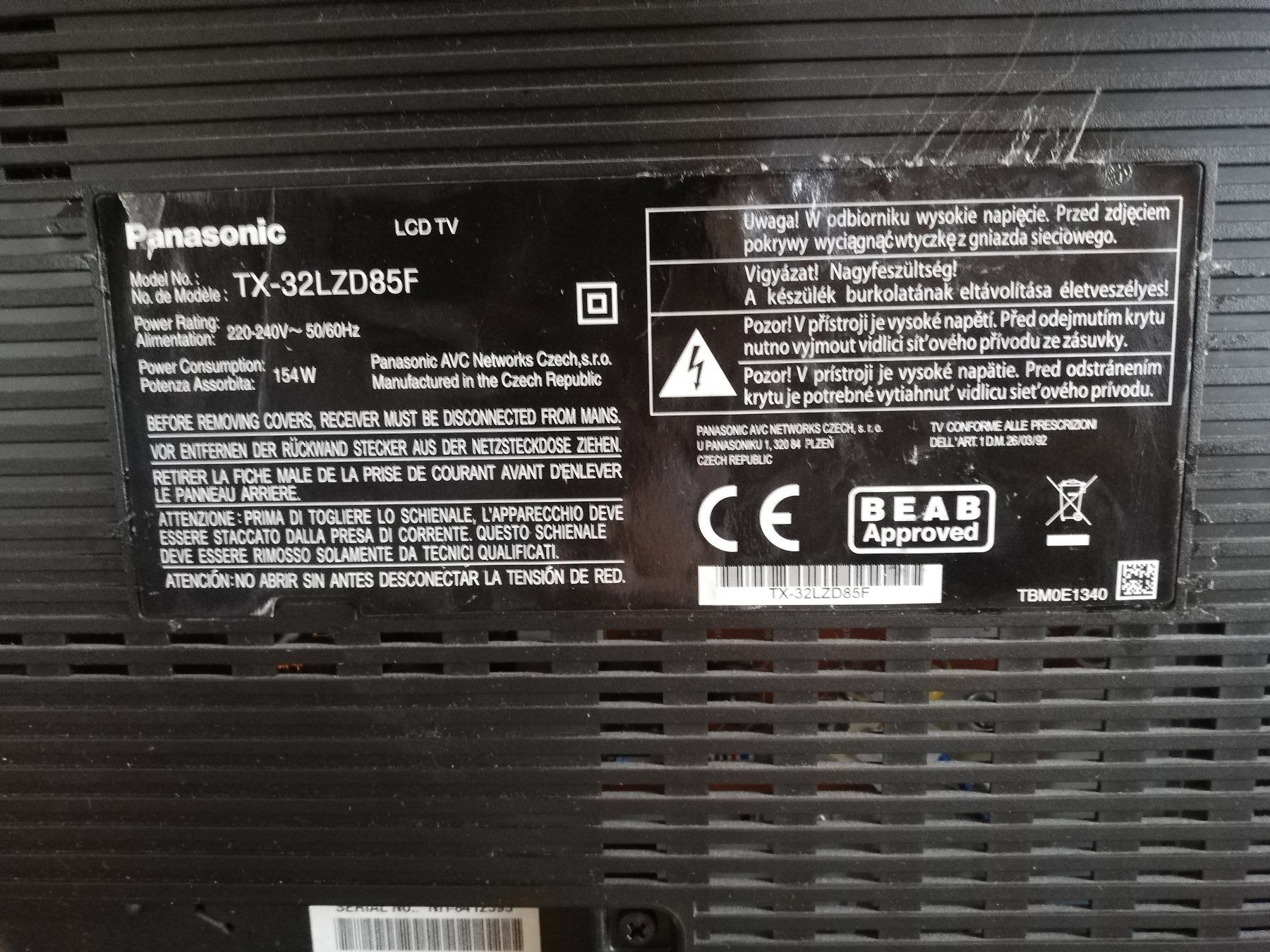 Televisori: Télé Panasonic 37" à Lausanne – Usato da Lausanne venduto da roj_lqx2 5