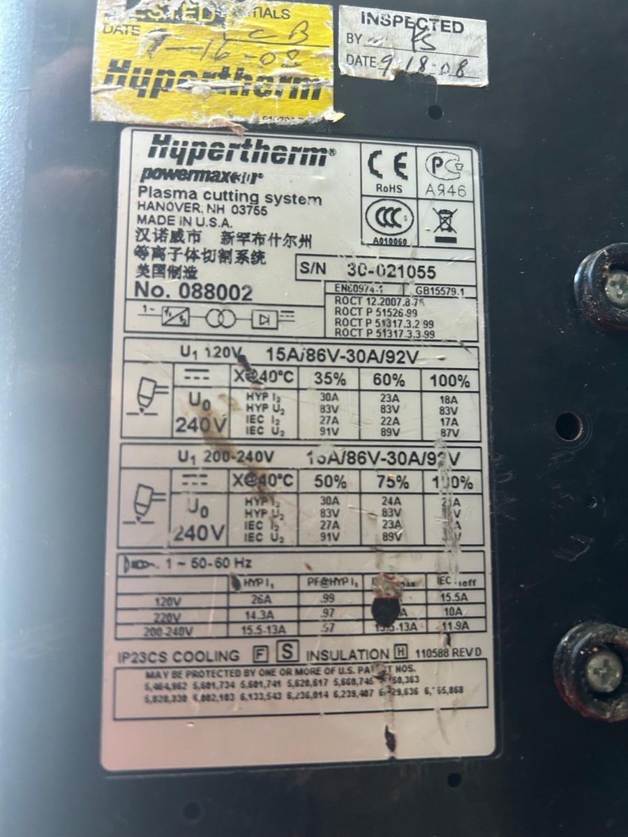 Löten & Schweissen: Hypertherm Powermax 30 (Plasmaschneider) – Gebraucht aus Obergerlafingen von Sabroe00 4