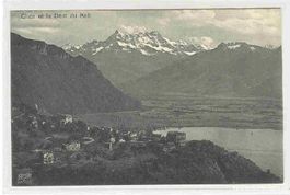 Glion - et la Dent du Midi + ca. 1910
