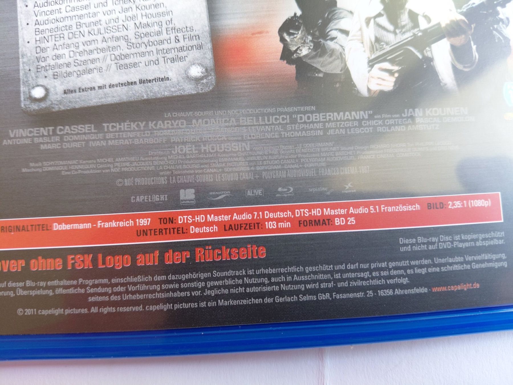 Tutti i DVDs: Dobermann (avec vf) – Usato da Denges venduto da Hellboy10 2