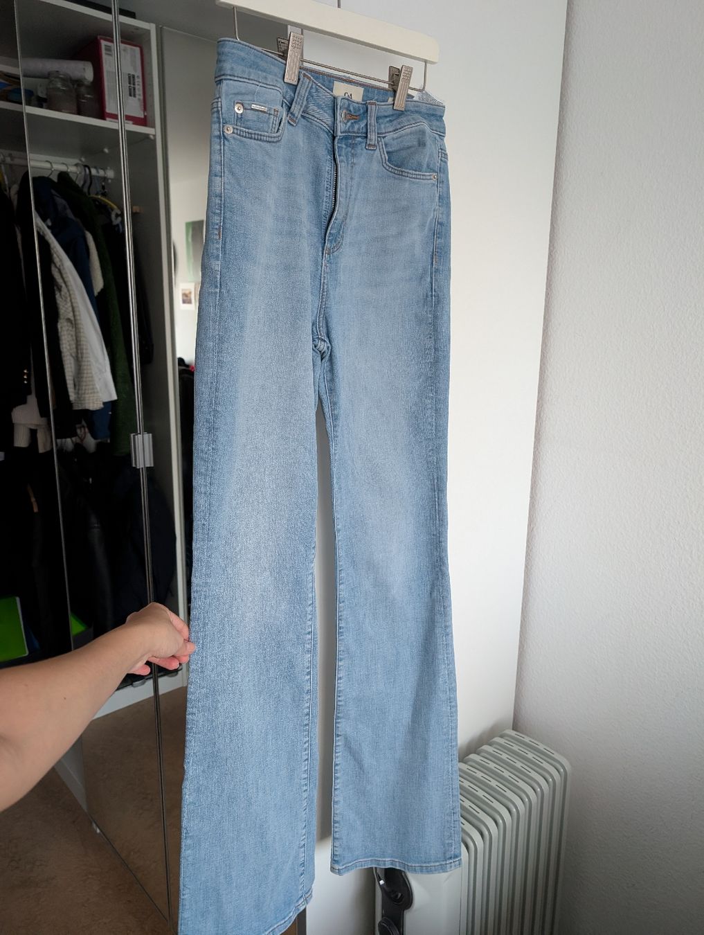 C&A Jeans: C&A Jeans Hose, Gr. 36, High Boot, High Waist – Gebraucht aus Wädenswil von macik
