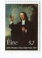 Briefmarke "John Wesley". Irland.
