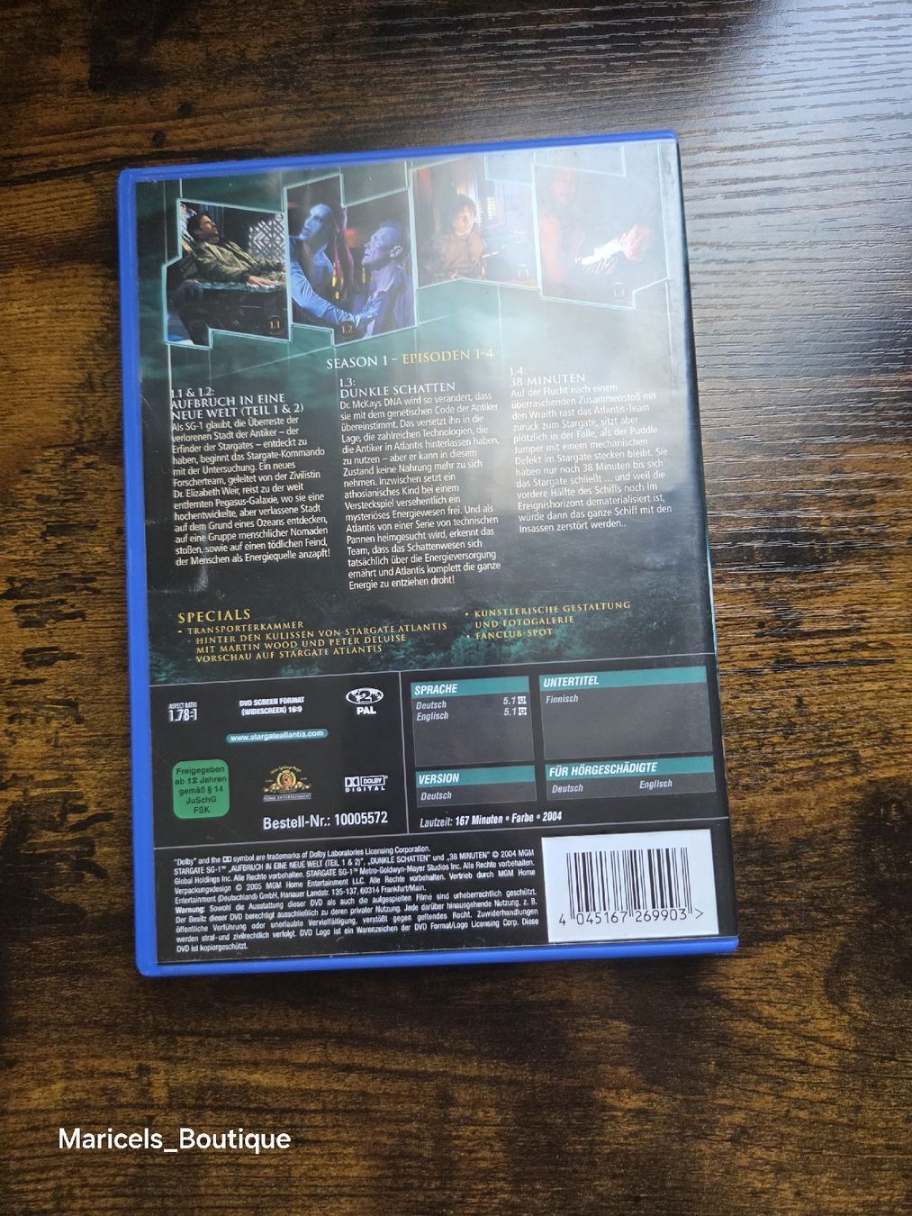 Tutti i DVDs: Stargate Atlantis Season 1 Volume 1 DVD – Usato da Winterthur venduto da Maricels_Boutique 3